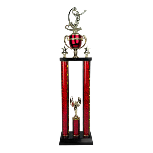 Trofeo de Tubo con Figura Serie 50 de Baloncesto
